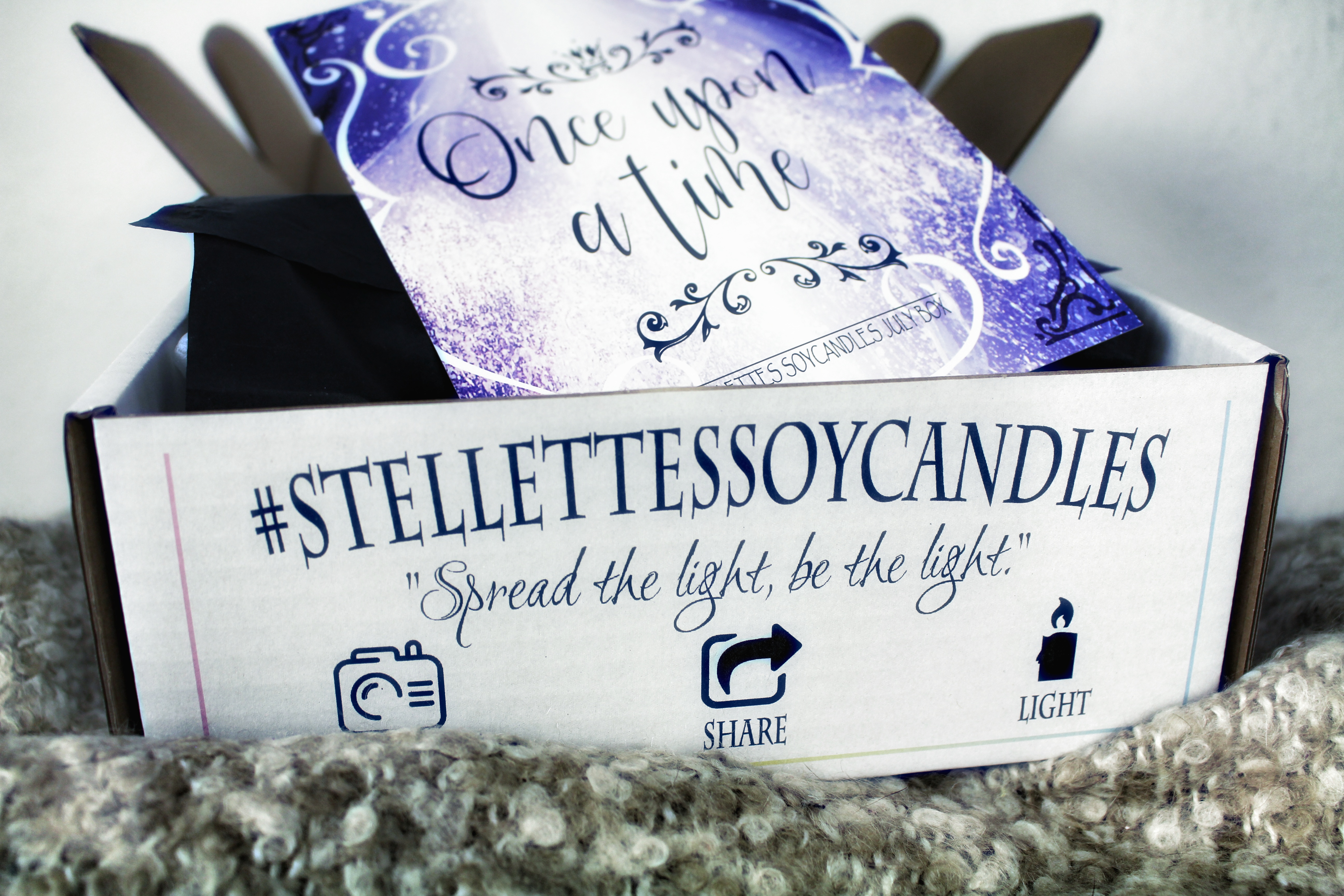 Unpacking: [Stelletes Soycandles] Candlebox – Once upon a time